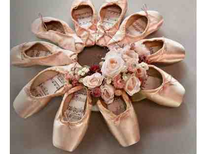 Graduating Senior Pointe Shoe Wreath