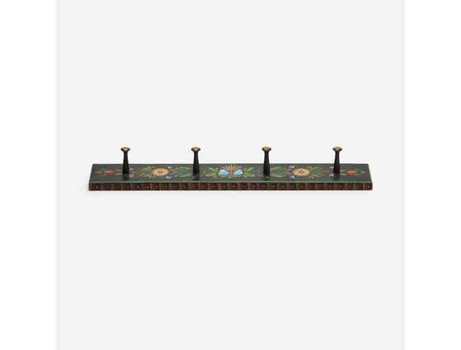 Coat Rack with Os Style Rosemaling by Karen Nelson