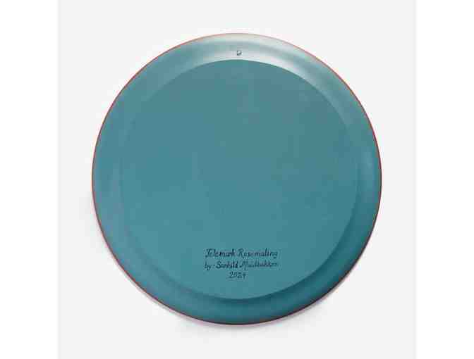 Telemark Rosemaled Plate by Sunhild Muldbakken