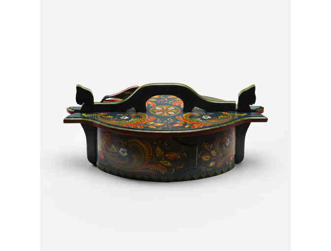 Adger Rosemaled Tine by Nancy Odalen