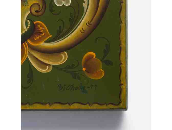 Rosemaled Bread Board by Vi Thode