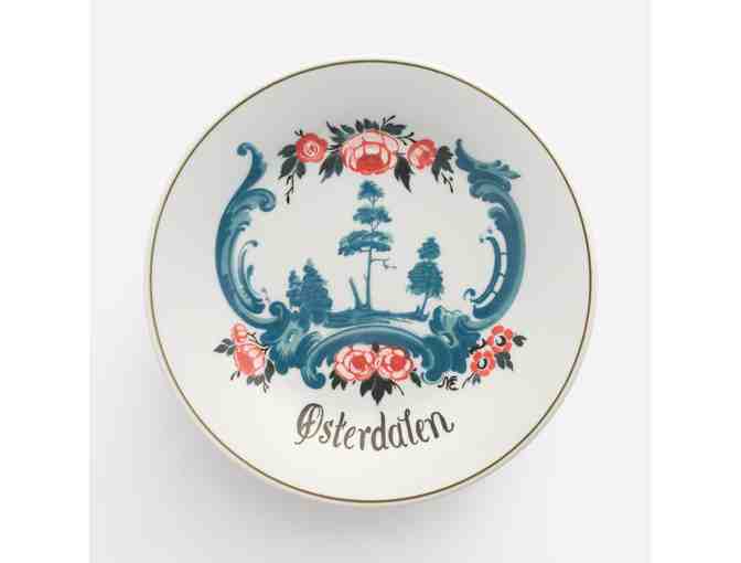 Set of 6 Porsgrund Porcelain China Cups, saucers and Dessert Plates