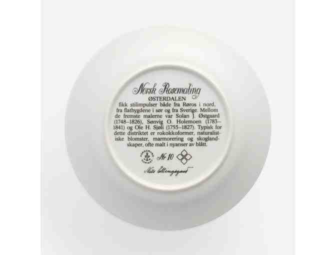 Set of 6 Porsgrund Porcelain China Cups, saucers and Dessert Plates