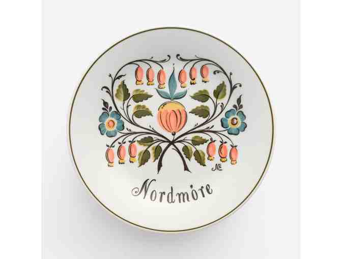 Set of 6 Porsgrund Porcelain China Cups, saucers and Dessert Plates