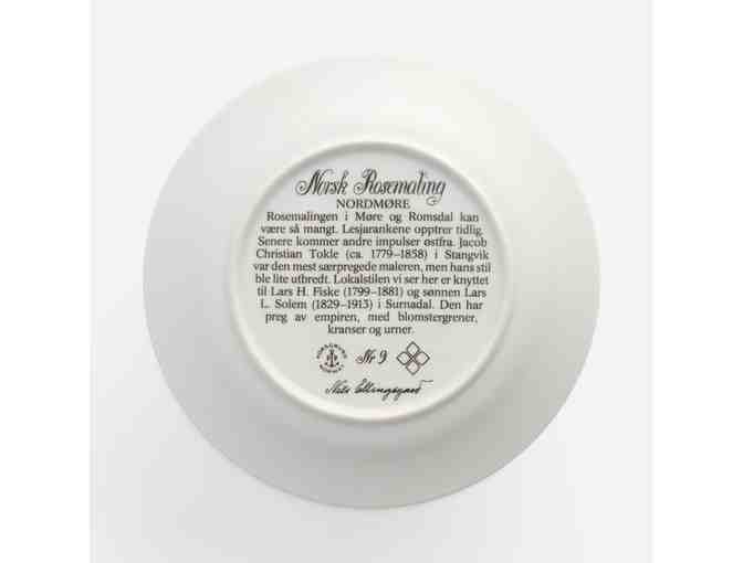 Set of 6 Porsgrund Porcelain China Cups, saucers and Dessert Plates