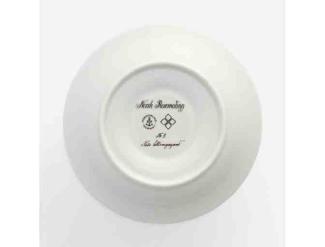 Set of 6 Porsgrund Porcelain China Cups, Saucers and Dessert Plates