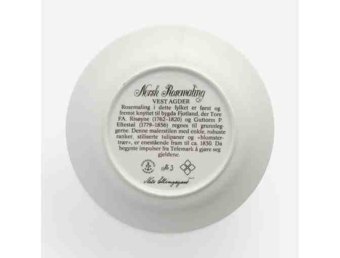 Set of 6 Porsgrund Porcelain China Cups, Saucers and Dessert Plates