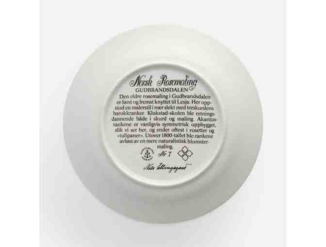 Set of 6 Porsgrund Porcelain China Cups, Saucers and Dessert Plates