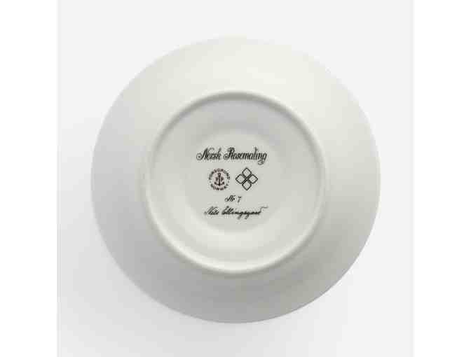 Set of 6 Porsgrund Porcelain China Cups, Saucers and Dessert Plates