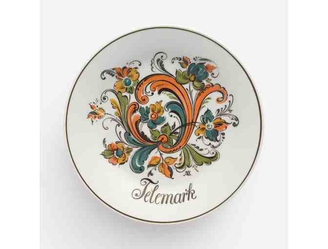 Set of 6 Porsgrund Porcelain China Cups, Saucers and Dessert Plates