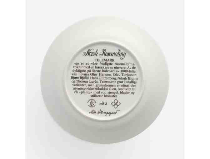 Set of 6 Porsgrund Porcelain China Cups, Saucers and Dessert Plates