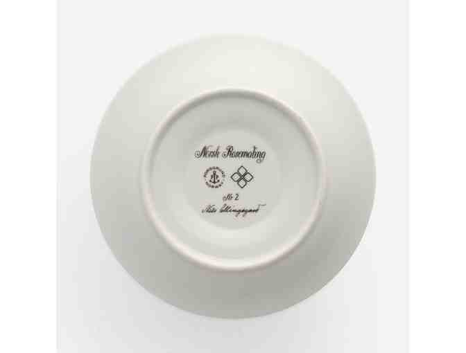 Set of 6 Porsgrund Porcelain China Cups, Saucers and Dessert Plates