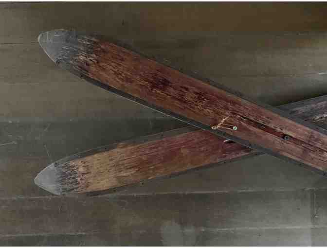 Vintage Wooden Skis