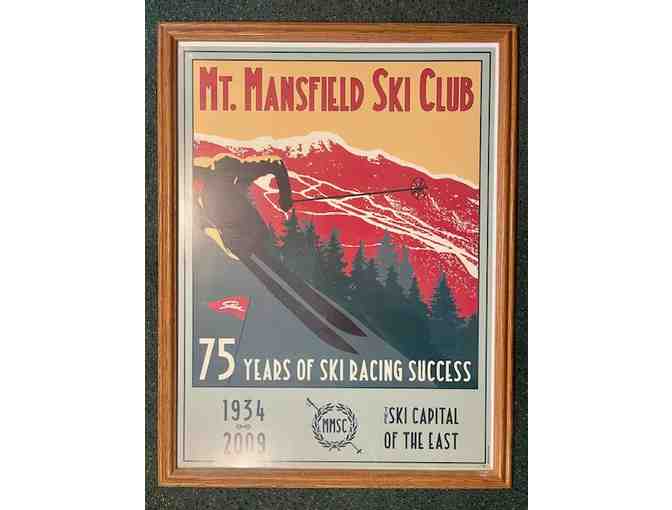 Mt Mansfield Ski Club Framed Poster