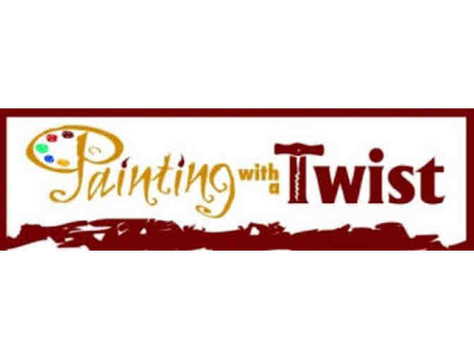 Painting with a Twist - Campfire Painting