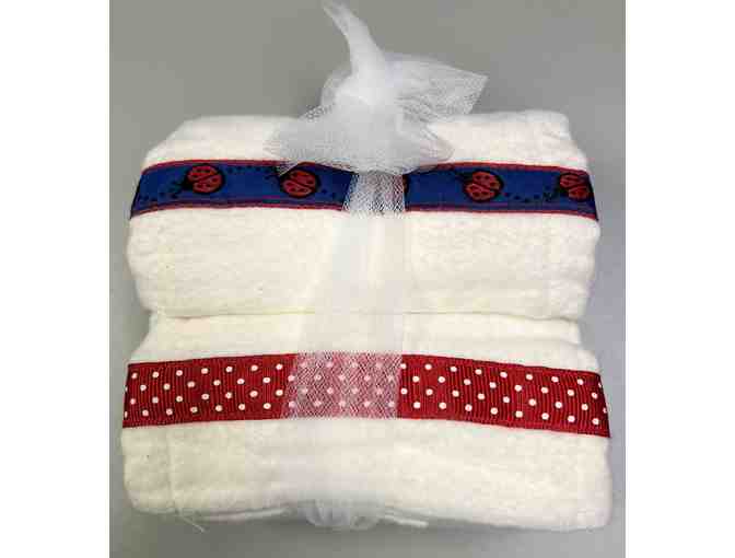 Super Soft Baby Blanket and 2 Burp Cloths