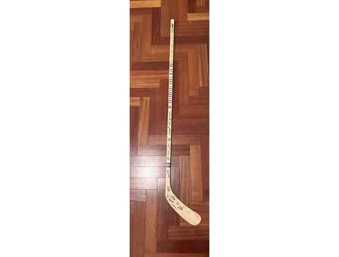 2023-24 New York Islanders Team Signed Hockey Stick