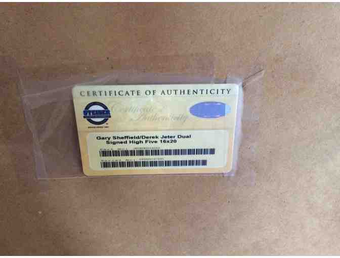 Derek Jeter - Gary Sheffield Autographed Photo