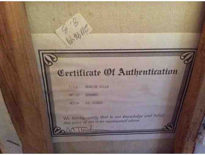 Oil Painting - Seaside Village