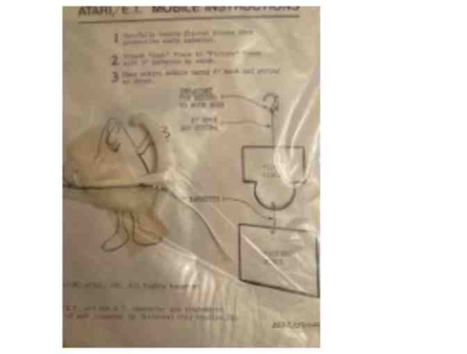 E.T. Atari Art Display - 1982