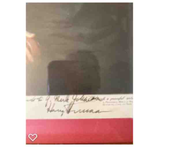 AUTOGRAPHED President Teddy Roosevelt Print