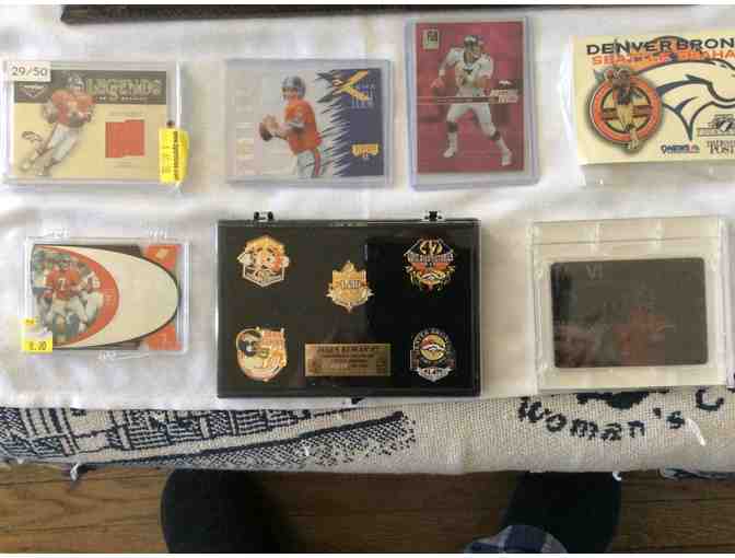John Elway Plaque and Limited Edition Card