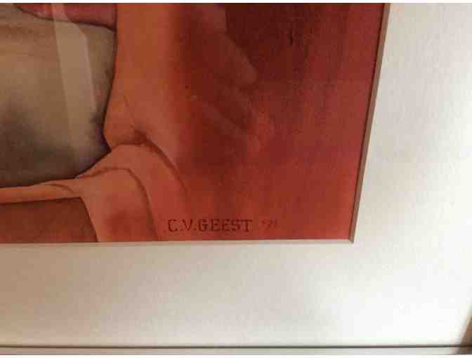 ORIGINAL Watercolor - Famed Artist Chris Van Geest - Photo 2