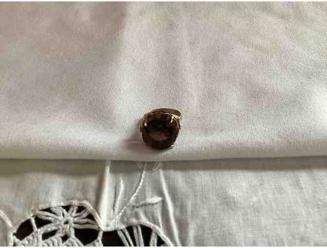 BEAUTIFUL ESTATE SALE Smoky Topaz Ring - NO RESERVE