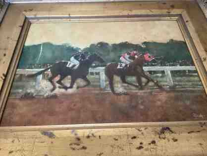 SEABISCUT vs War Admiral Painting