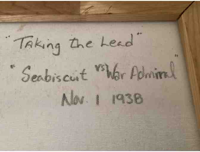 SEABISCUT vs War Admiral Painting - Photo 3