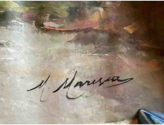 VINTAGE Oil Painting - Photo 2