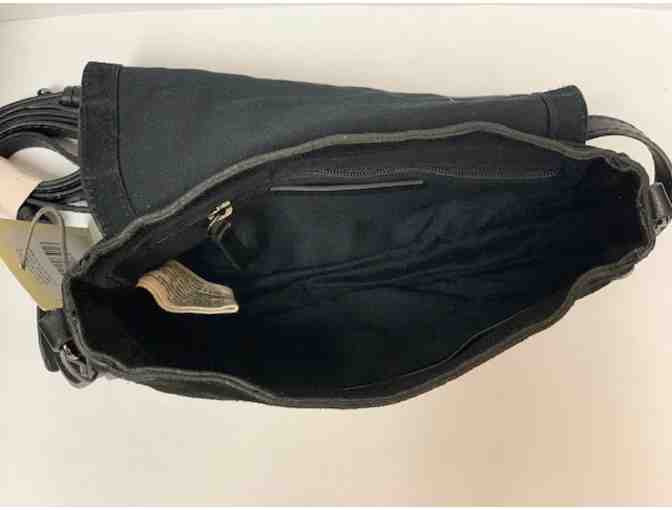 Lucky Brand Suede Beaded Crossbody Bag