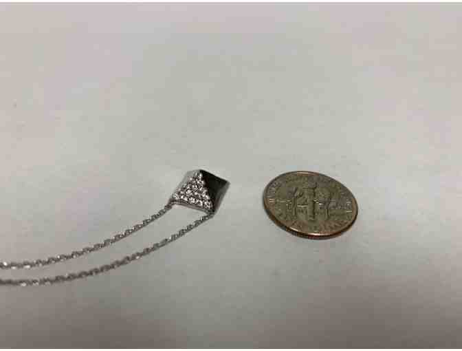 Sterling Silver Pyramid Necklace