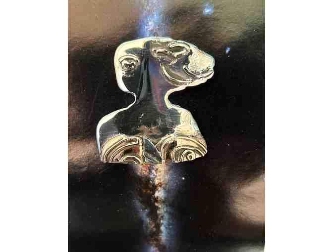 Silver w/Bronze Pen/Pendant "Labyrinth Lady" - Photo 1