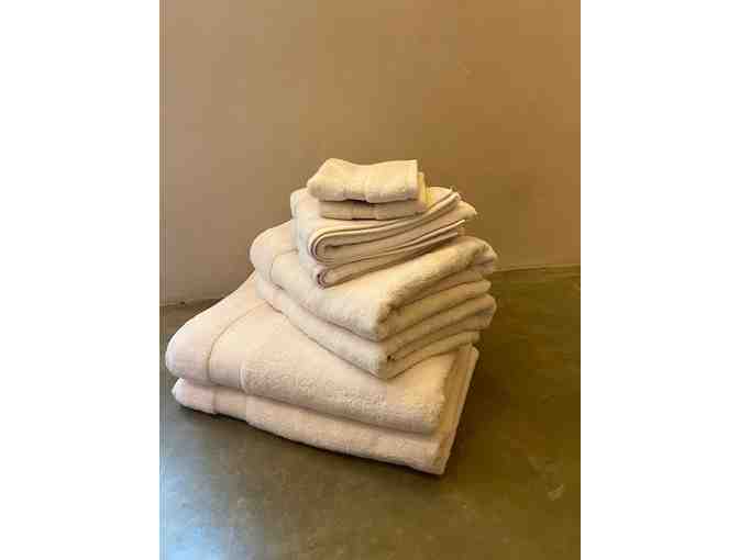 Seferra Towels Set (8 items total) - Ivory - Photo 1