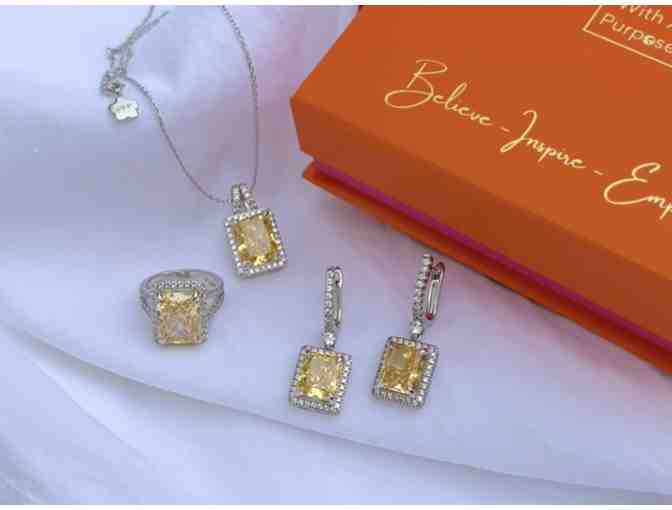 Exquisite Citrine Jewelry Set