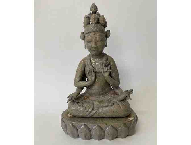 Exclusive Ceramic Figurine 'Juichimen Kannon' by Maile Yawata, Honolulu Arist