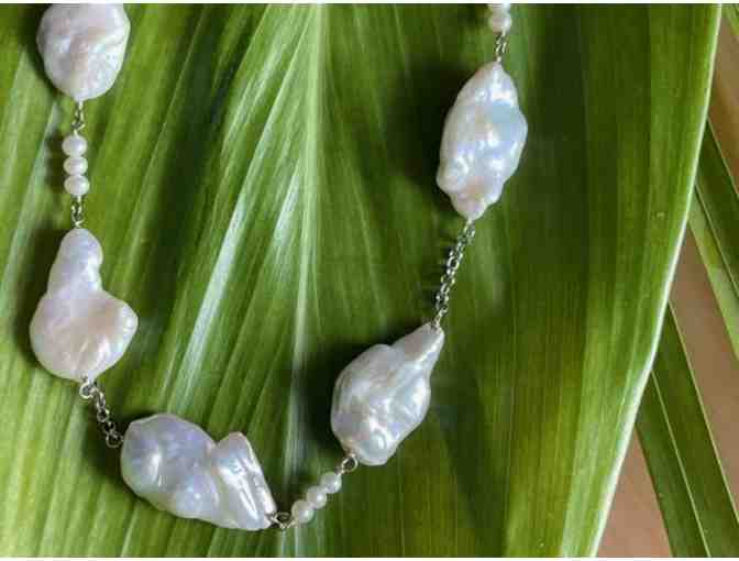 Hawaiian Trading Biwa Pearl Necklace