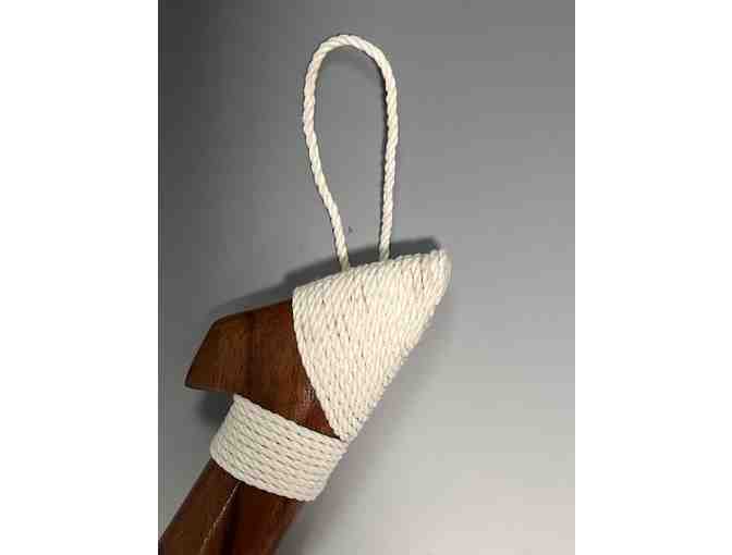 'He Makau' Wood Fish Hook by Artist Geoff Morris