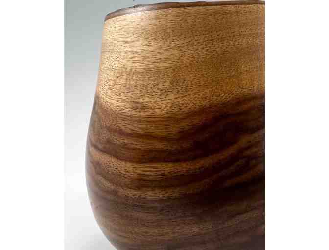 'Umeke Pala Pa'a' Bowl from rare Kou Tree by Ray Nitta, renowned Kauai Wood Craftsman