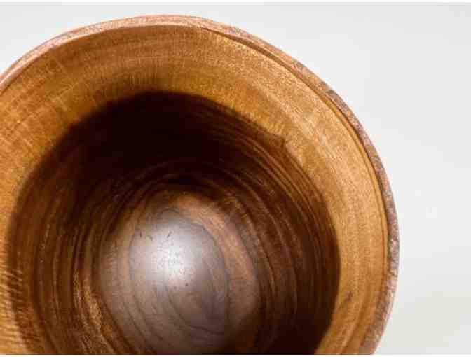 'Umeke Pala Pa'a' Bowl from rare Kou Tree by Ray Nitta, renowned Kauai Wood Craftsman