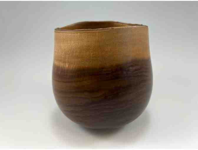 'Umeke Pala Pa'a' Bowl from rare Kou Tree by Ray Nitta, renowned Kauai Wood Craftsman