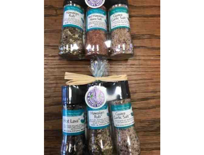 Salty Wahine Gourmet Hawaiian Mini Grinder Sea Salt Gift Set