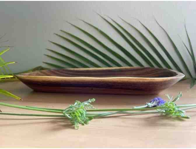 'Embraced by Alakoko' Monkeypod wood Kauai by Mark Hubbard