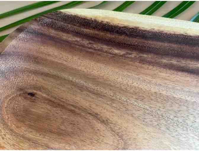 'Embraced by Alakoko' Monkeypod wood Kauai by Mark Hubbard