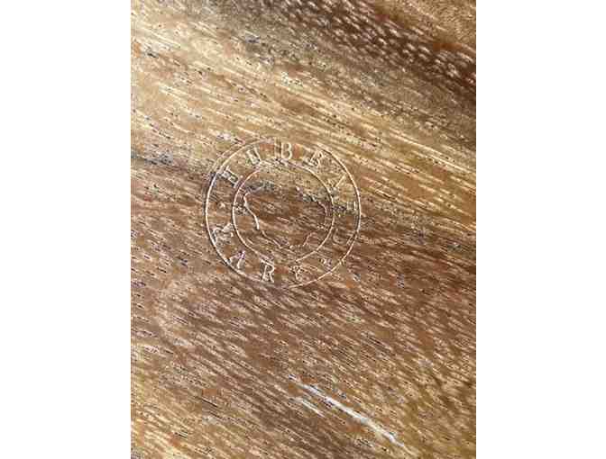 'Embraced by Alakoko' Monkeypod wood Kauai by Mark Hubbard