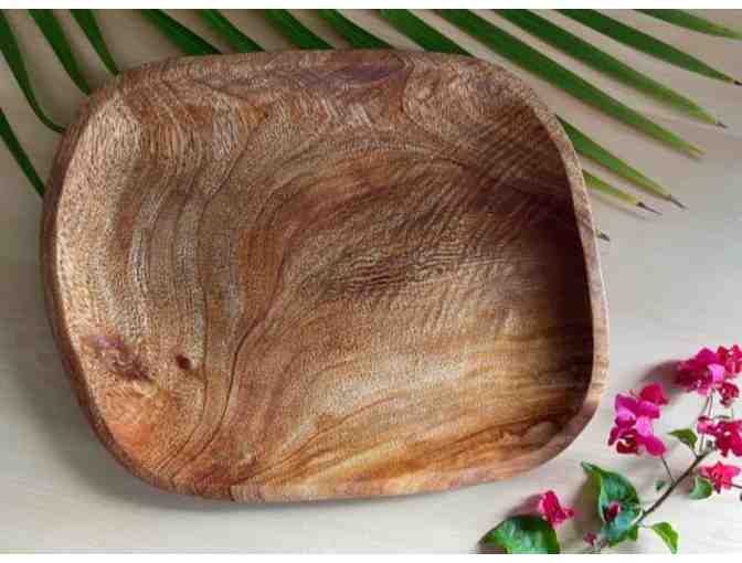 Platter from Rare Pride of India Wood by Mark Hubbard, Kaua'i Craftsman