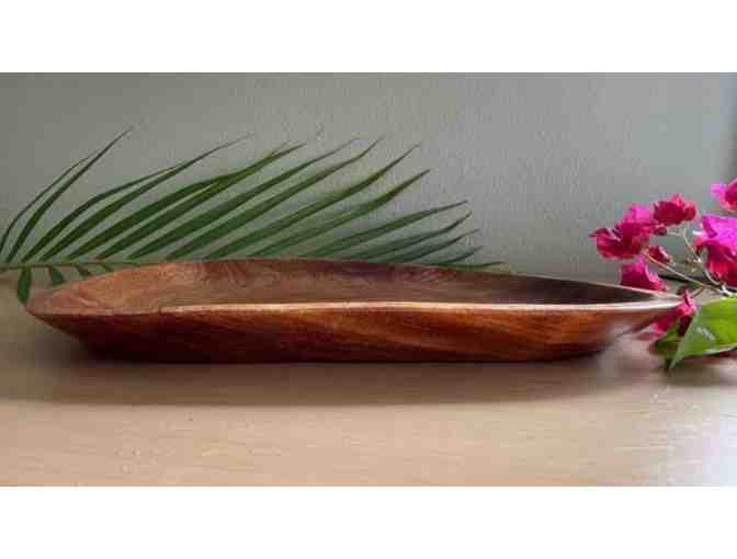 Platter from Rare Pride of India Wood by Mark Hubbard, Kaua'i Craftsman