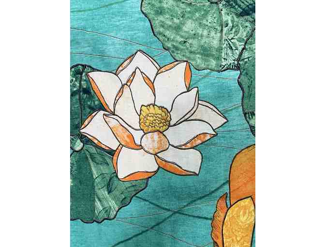 'Koi Spirits' Sewn Wall Hanging by Tashi Deibel