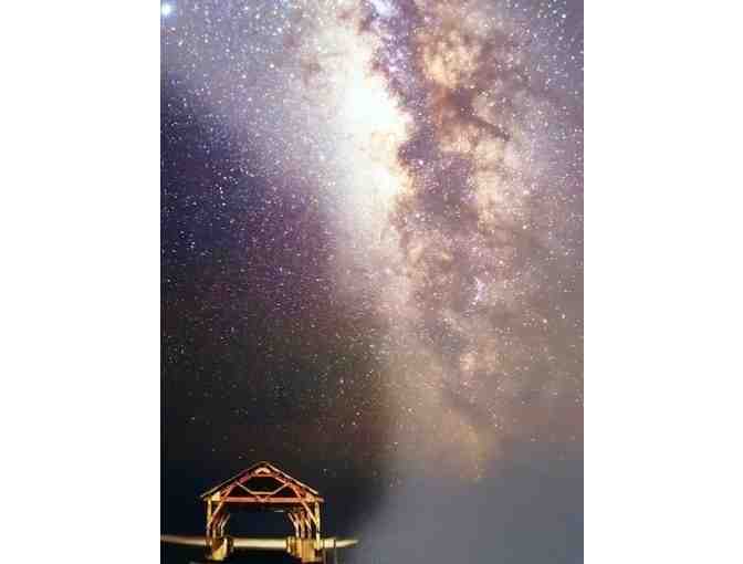 Original Photograph 'Waimea Pier in Divine Radiance' by Dr. Lloyd Fujimoto, Kauai Artist
